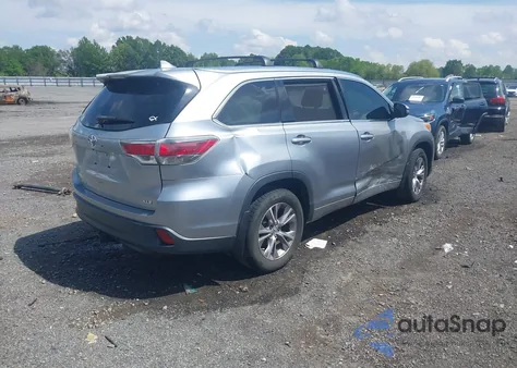 2014 Toyota Highlander Xle V6 из США, поврежденный, VIN 5TDKKRFH8ES033580